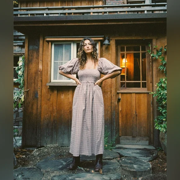 Christy Dawn Katrina in ruby plaid, medium - Picture 4 of 12